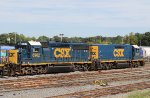 CSX 6902 & 2345 sit in the yard